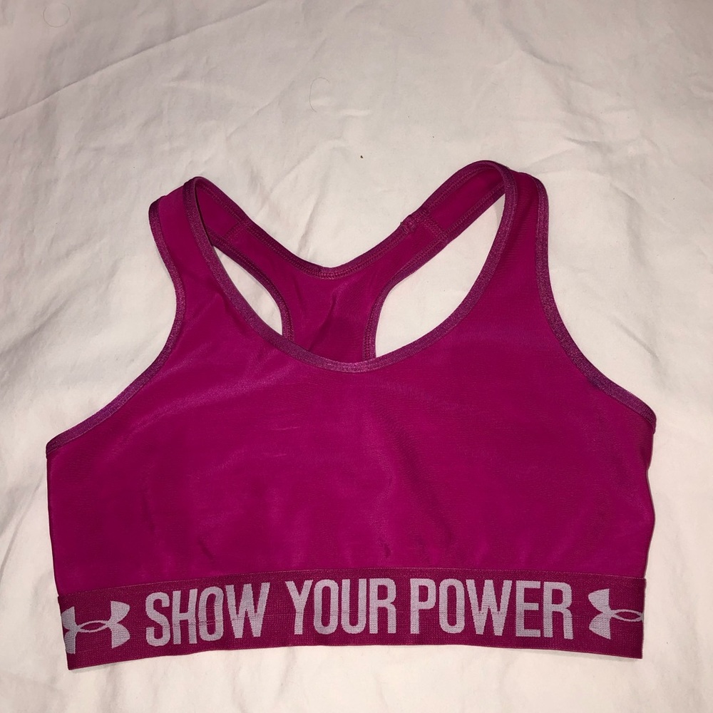 Under Armour breast cancer sports bra